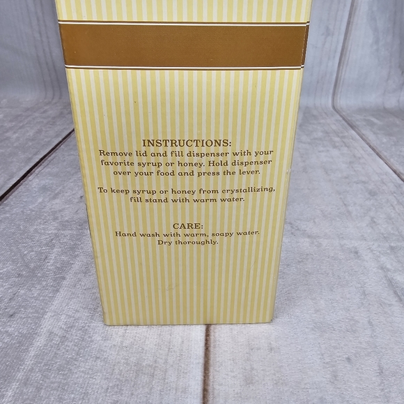 MRS. ANDERSON'S BAKING Glass Syrup/Honey Dispenser with Stand - Picture 7 of 9